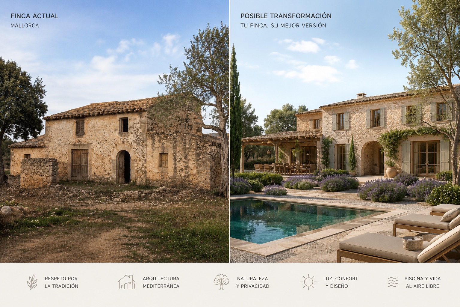 Renovation before and after