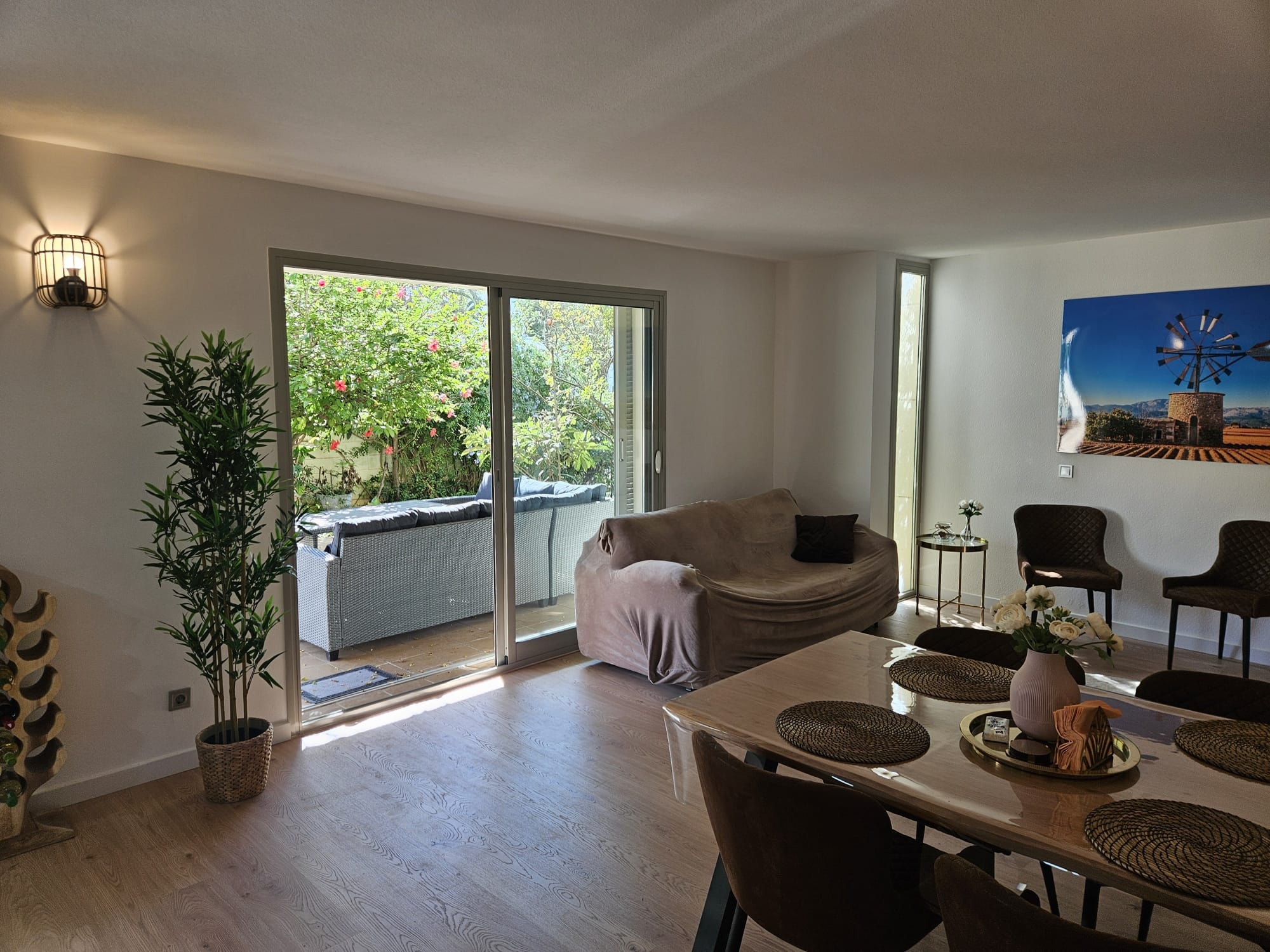 Renovated apartment interior in Mallorca